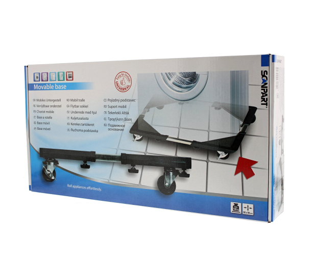 SCANPART Podstawa do przesuwania pralki Easymover max. 138kg  1940000126 - 1378614 - zdjęcie 2